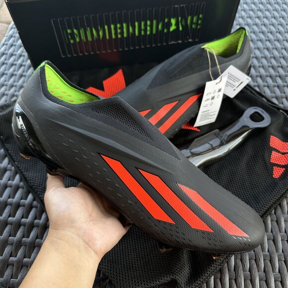 Adidas X Speedportal+ FG Black Orange Men\'s Soccer Cleats GW8410 Size 13 main image 10